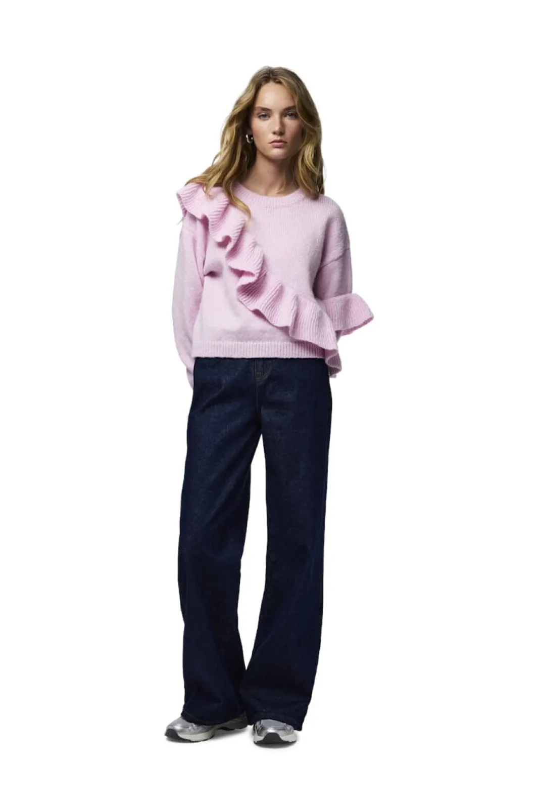 Pieces Pcnor O-Neck Knit Fri Puover | Sticka