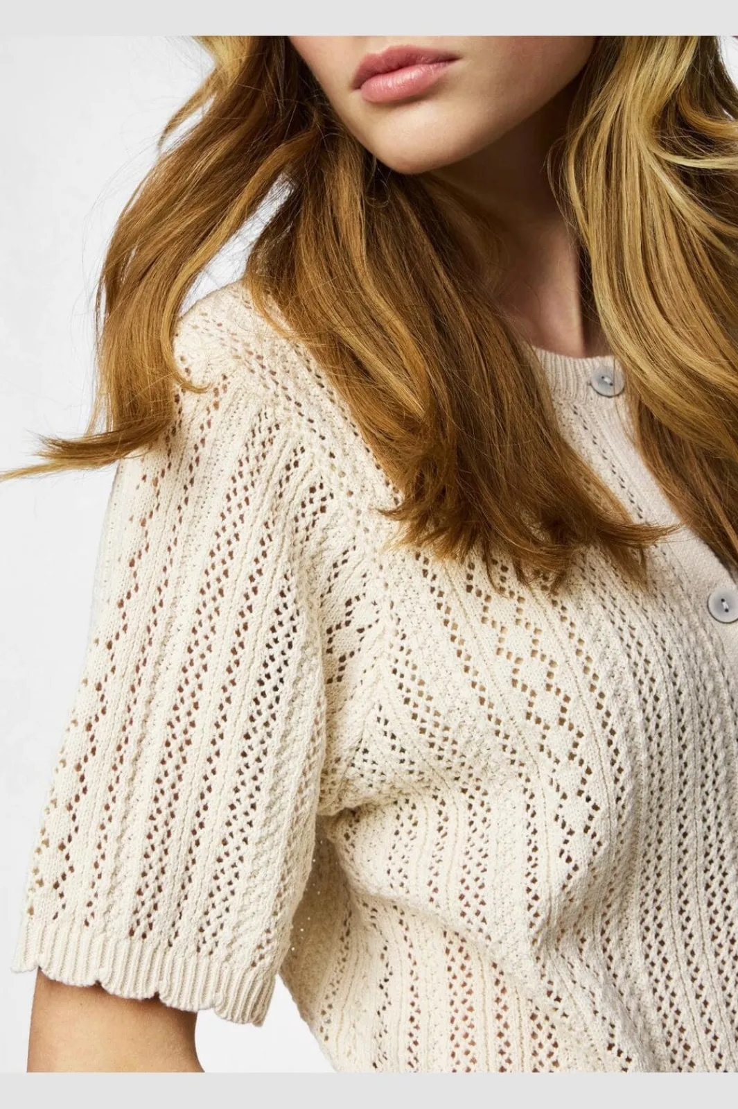 Pieces Pcnuka O-Neck Knit Cardigan | Amningsvänliga Kläder|Cardigans