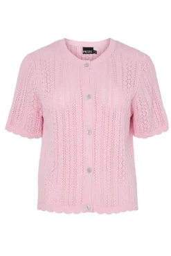 Pcnuka Ss O-Neck Knit Cardigan