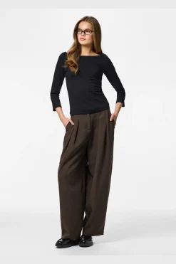 Pcphoebe 3/4 Boatneck Top