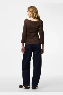 Pieces Pcphoebe 3/4 Boatneck Top | Blusar & Skjortor