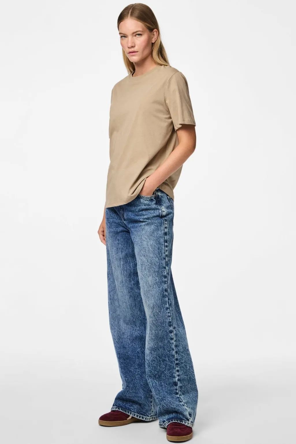 Pcria Ss Solid Tee