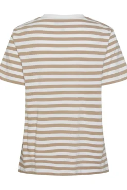 Pieces Pcria Tee tripe | T-Shirts & Toppar