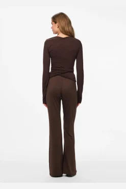 Pcroya Ballerina Ls Wrap Top