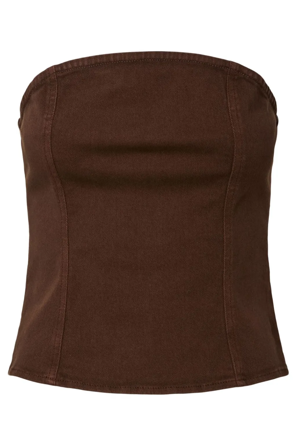 Pcsalume Denim Corset Top