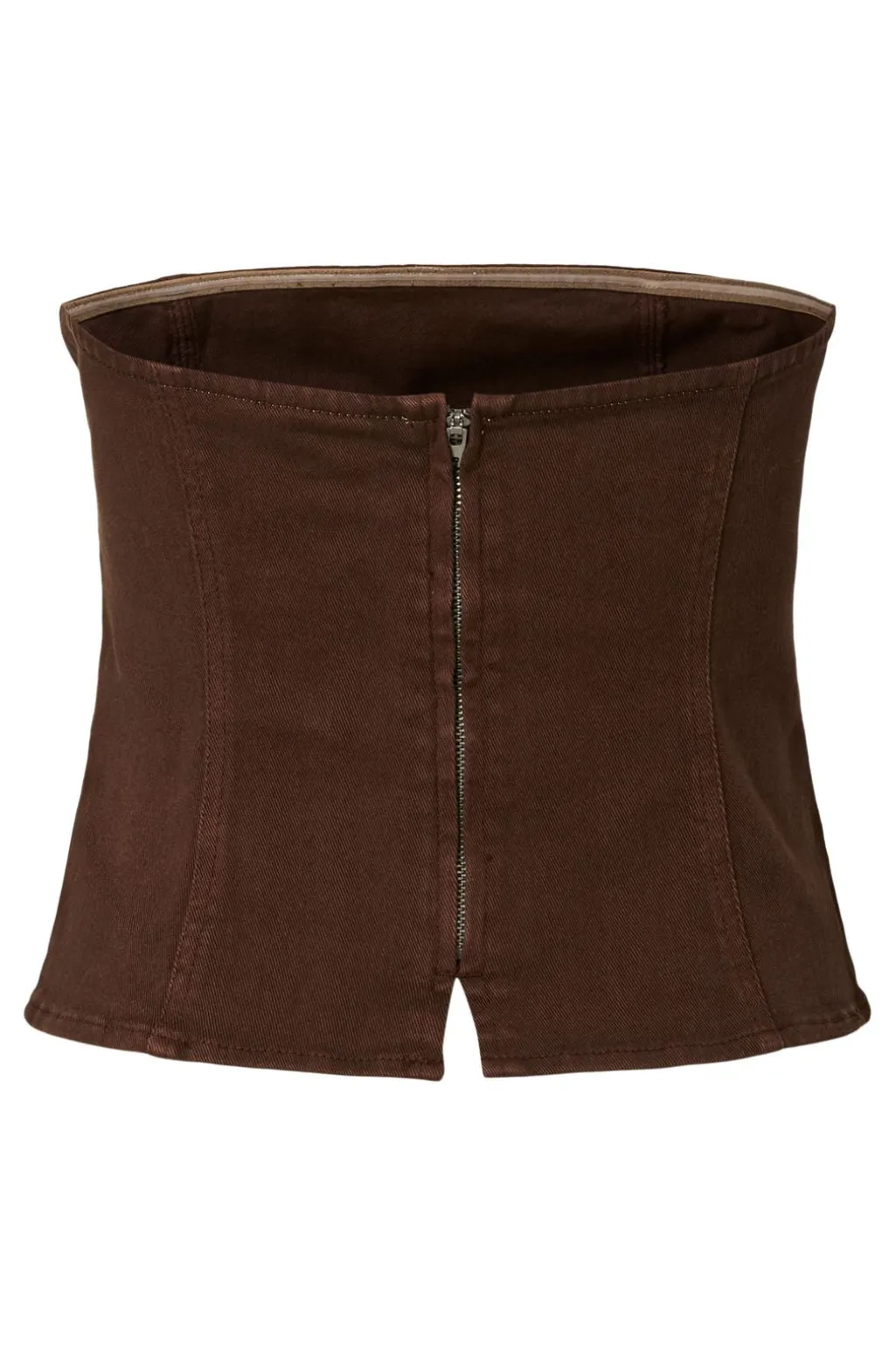Pcsalume Denim Corset Top