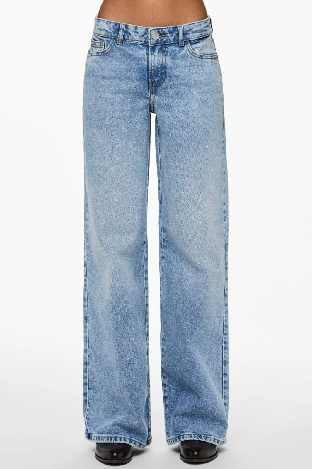 Pieces Pcselma Lw Wide Jeans Lb | Jeans, Leggings & Byxor