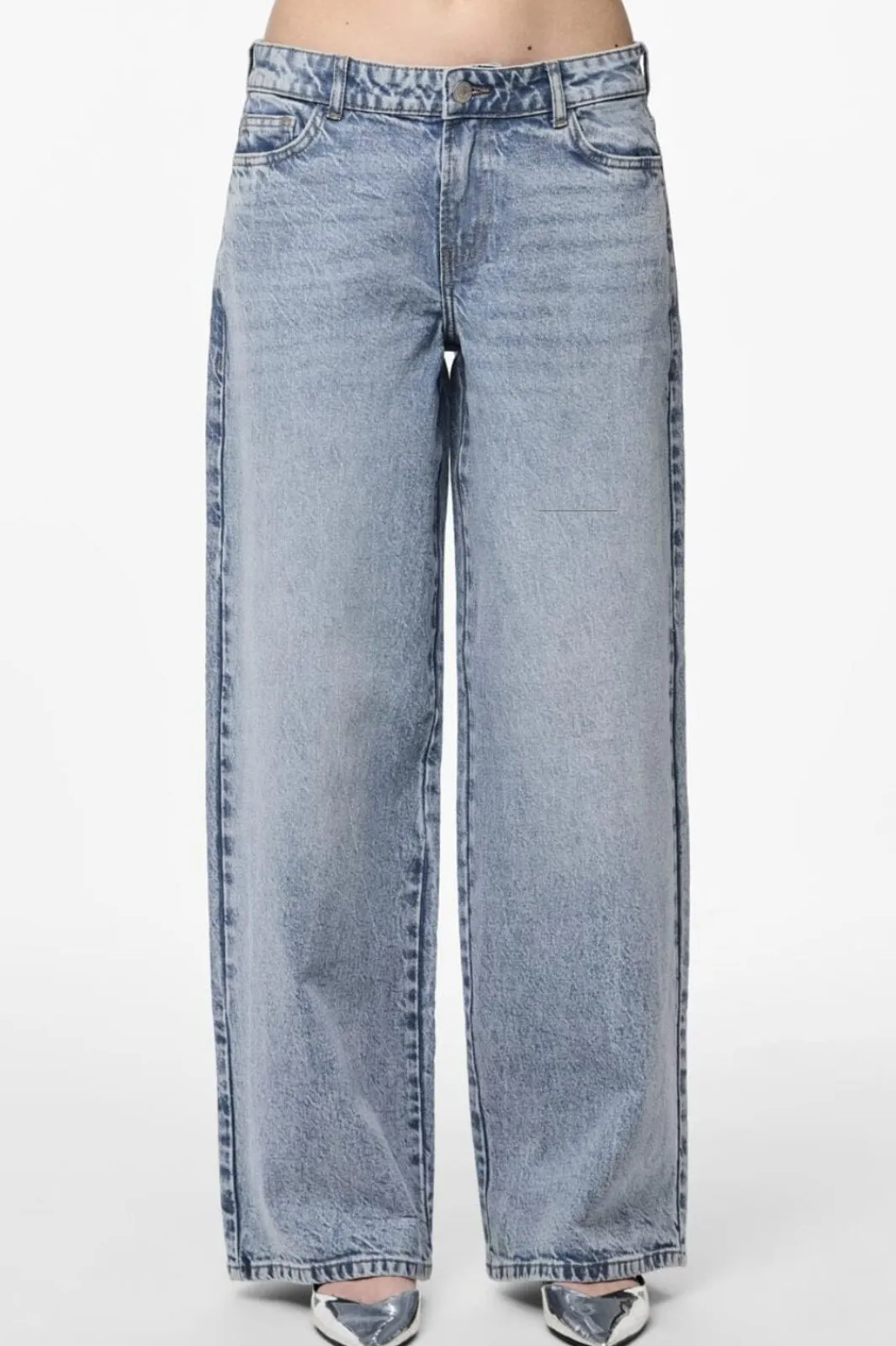 Pieces Pcselma Lw Wide Jeans Lb | Jeans, Leggings & Byxor