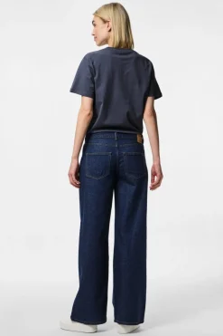 Pieces Pcselma Lw Wide Jeans Rinse | Jeans, Leggings & Byxor