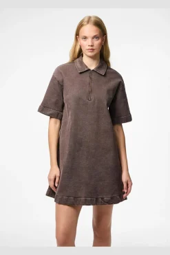 Pieces Pcea 3/4 Zip Deni Dre Fy | Klänningar