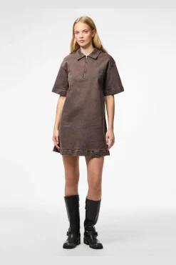 Pieces Pcea 3/4 Zip Deni Dre Fy | Klänningar