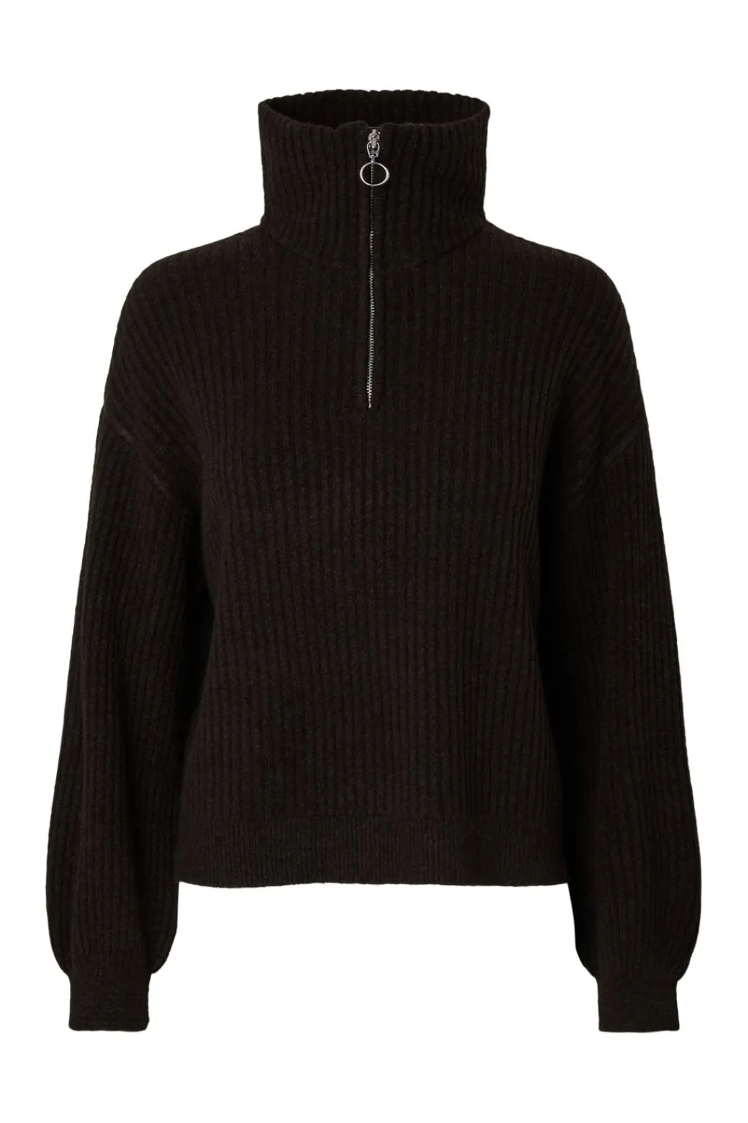 Pieces Pciy Haf Zip Knit | Sticka