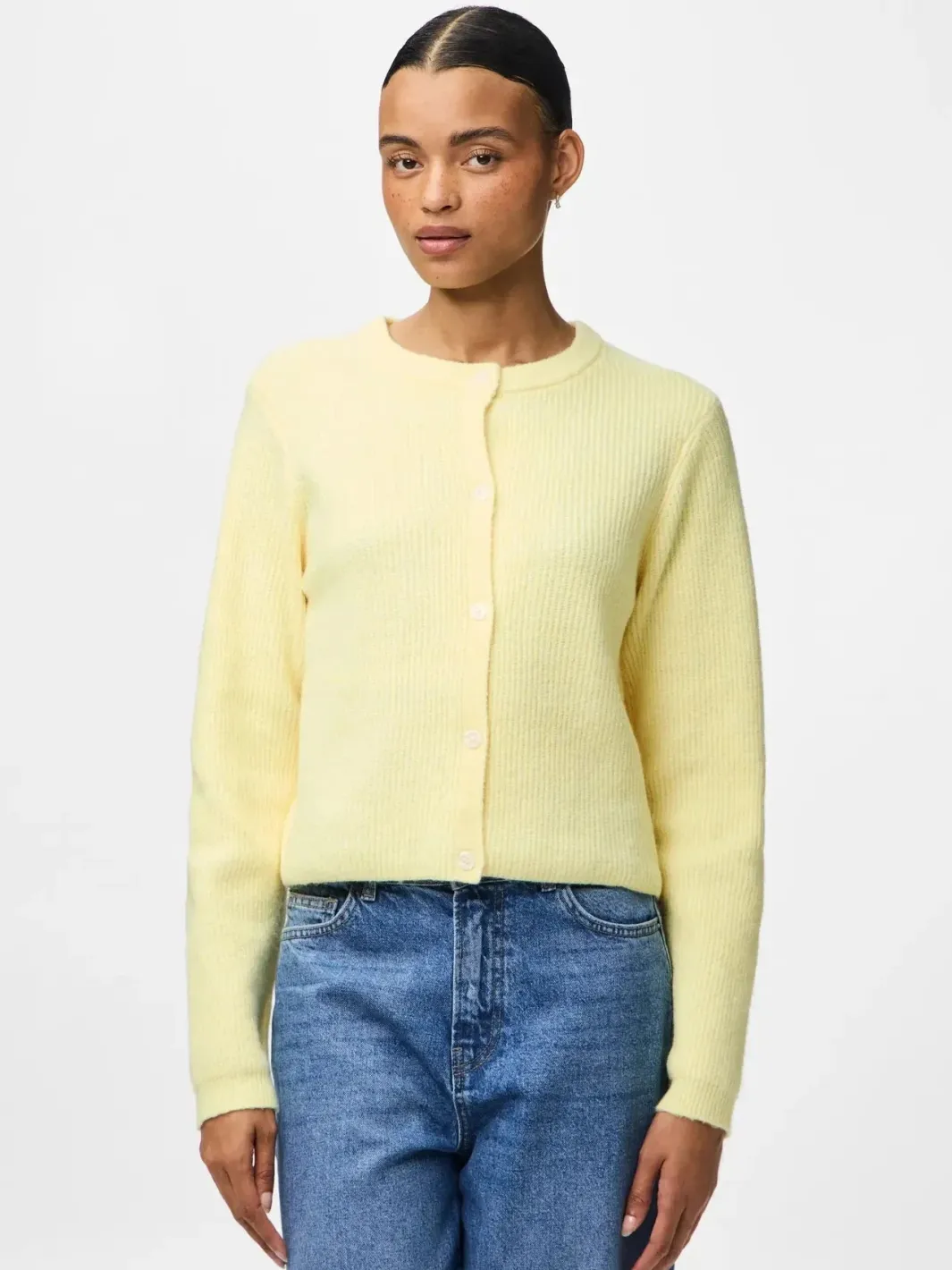 Pieces Pciy O-Neck Knit Cardigan | Cardigans