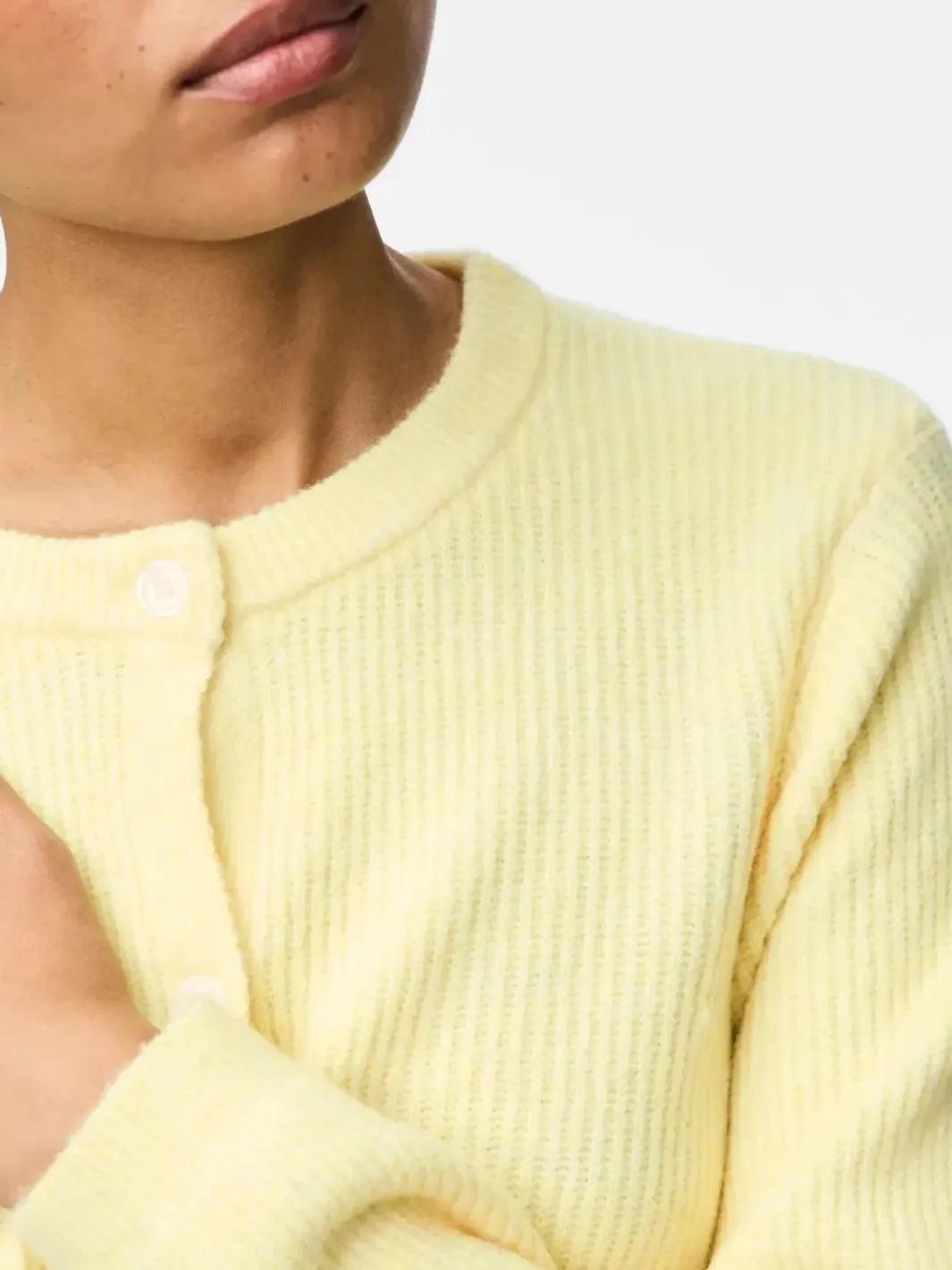 Pieces Pciy O-Neck Knit Cardigan | Cardigans