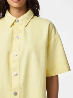 Pcsky Ss A-Shape Denim Dress