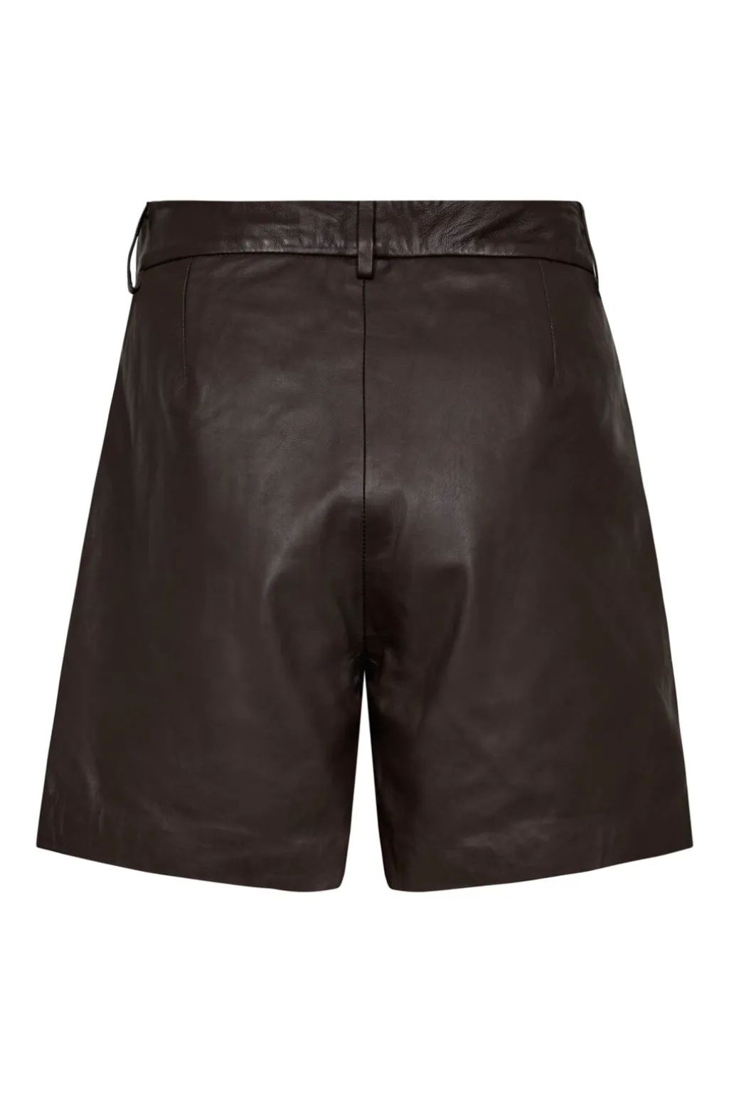 Phoebecc Leather Pleat Shorts 31458
