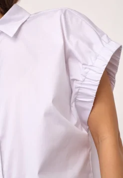 Poppycc Elastic Cuff Ss Shirt 500053