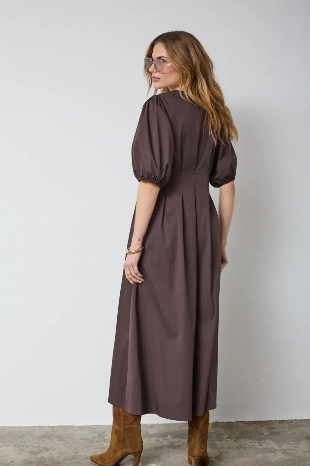 Poppycc Pleat Dress 36464