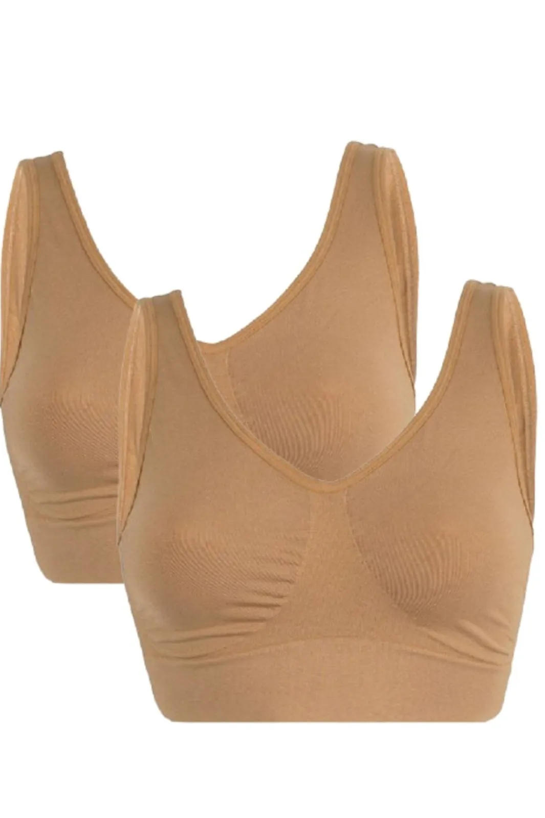 Soft basic Sbhaily Bra top wide strap 2 pak | Nattkläder & Underkläder