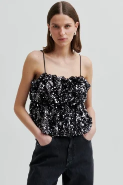 Sfshiny Strap Top 60229