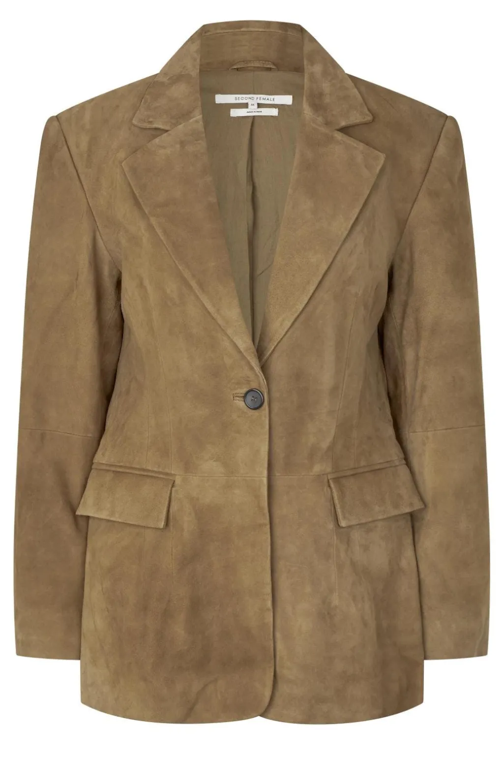 Sfsuellen Fitted Suede Blazer 60521