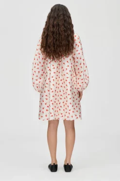 Sg2067 Flat Textured Poly, Voluminous Bow Dresssg-ps26-d150-2067