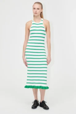 Stine Goya g2383 ightweight Knit, Ruffe Tank Dreg-pf25-d147-2383 | Klänningar