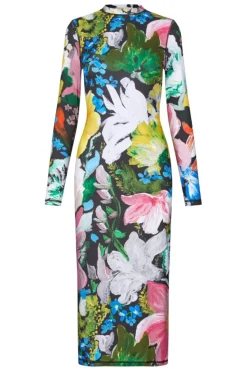 Stine Goya Sg2244 Stocking Jersey, Pullover Long Sleeve Midi Dresssg-aw25-d074-2244 | Klänningar