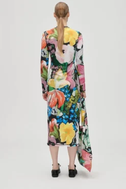 Stine Goya Sg2244 Stocking Jersey, Pullover Long Sleeve Midi Dresssg-aw25-d074-2244 | Klänningar
