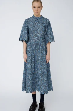 Stella Nova Snall Over Printed Midi Dressse53-4250 | Klänningar