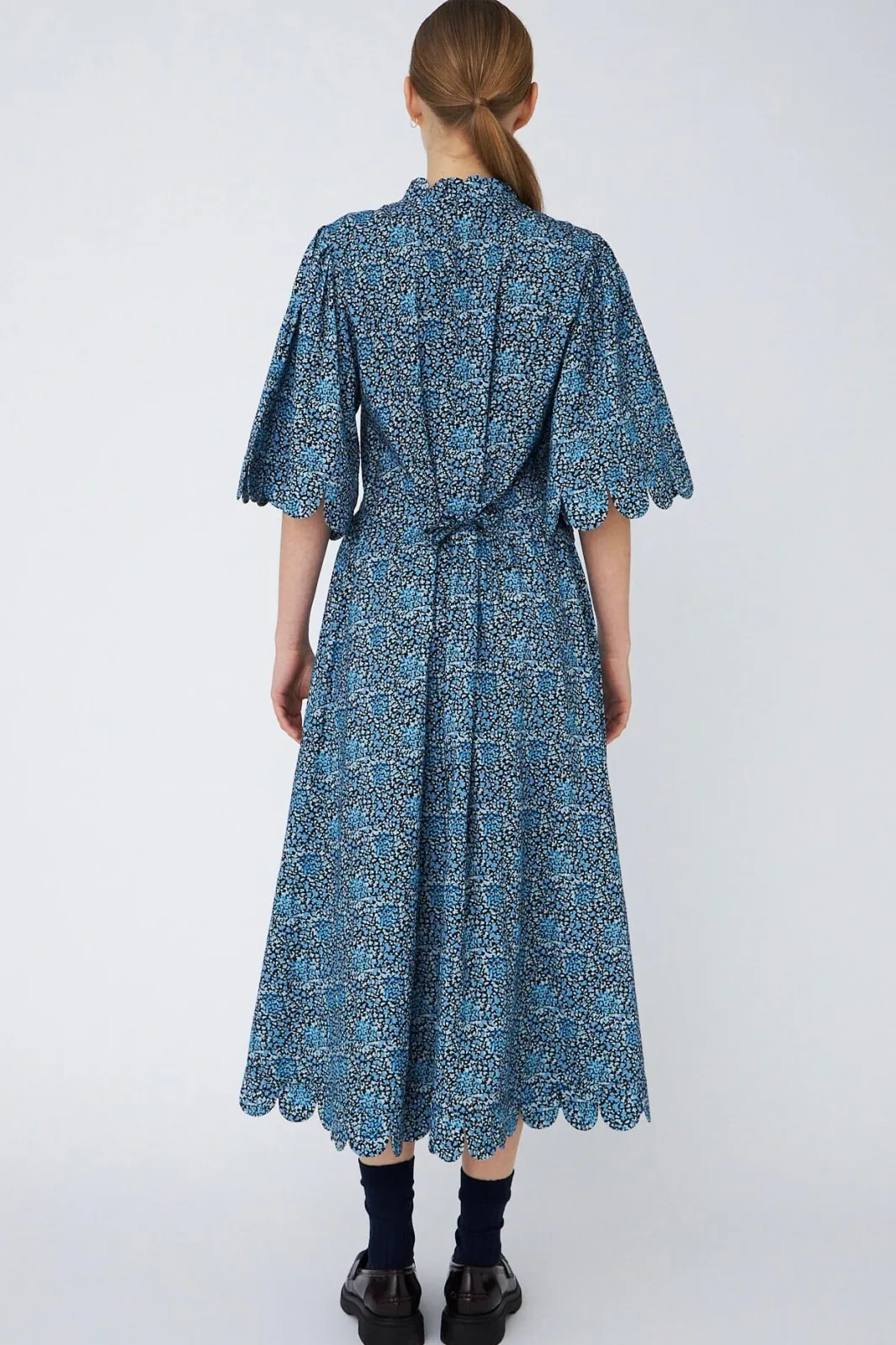 Stella Nova Snall Over Printed Midi Dressse53-4250 | Klänningar