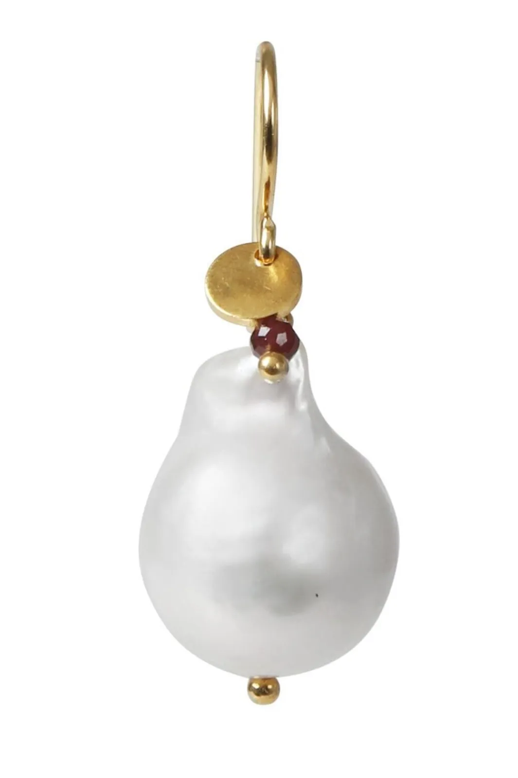 Stine A Stbaroque Pearl Earring With Gemstone | Örhängen