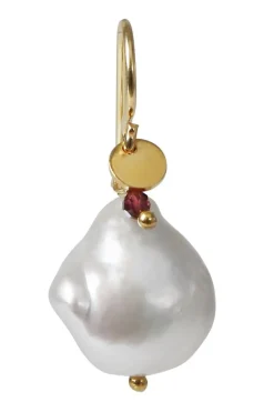 Stine A Stbaroque Pearl Earring With Gemstone | Örhängen