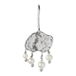Stbig Goldenen Splash Earring – Elegant Pearls Silver