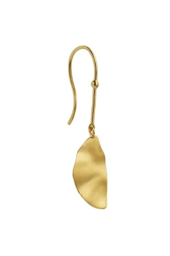 Sthook With Goldenenen Refection Moon Earring Right