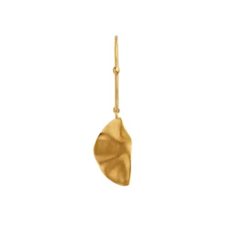 Sthook With Goldenenen Refection Moon Earring Right