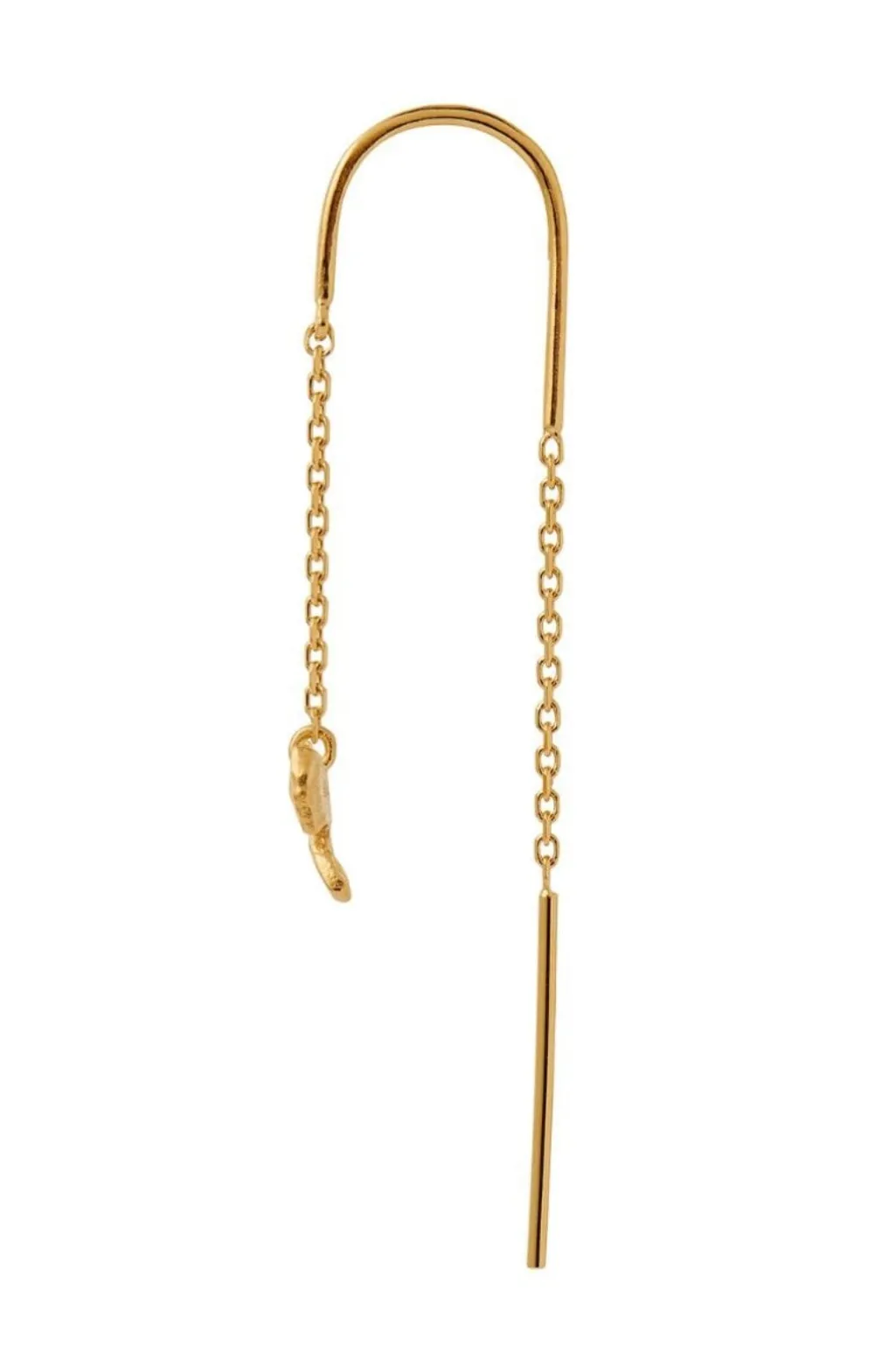 Stpetit Bow Double Chain Earring