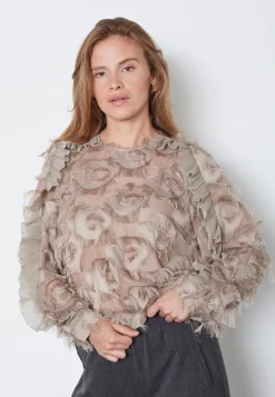 Co´Couture yracc tructure Boue 35978 | Blusar & Skjortor