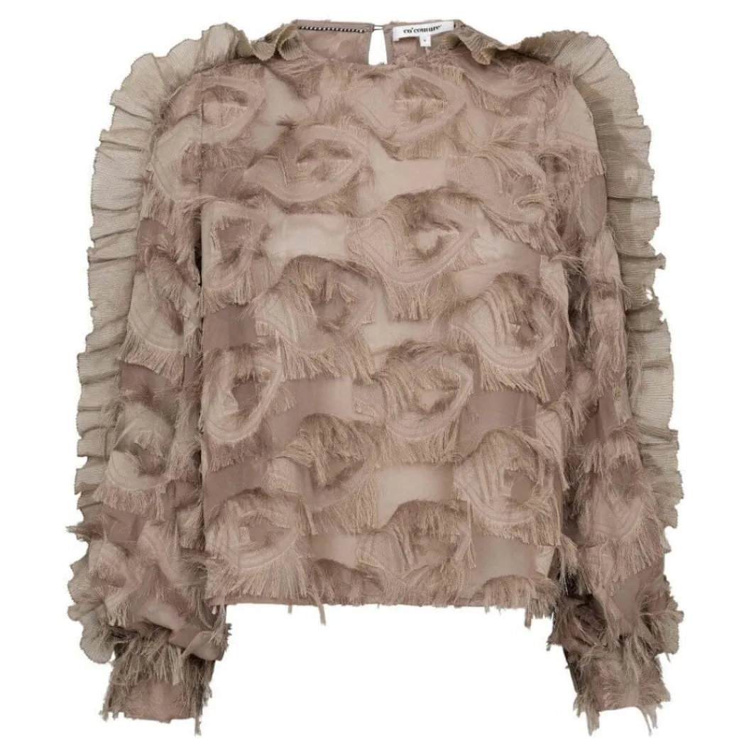 Co´Couture yracc tructure Boue 35978 | Blusar & Skjortor