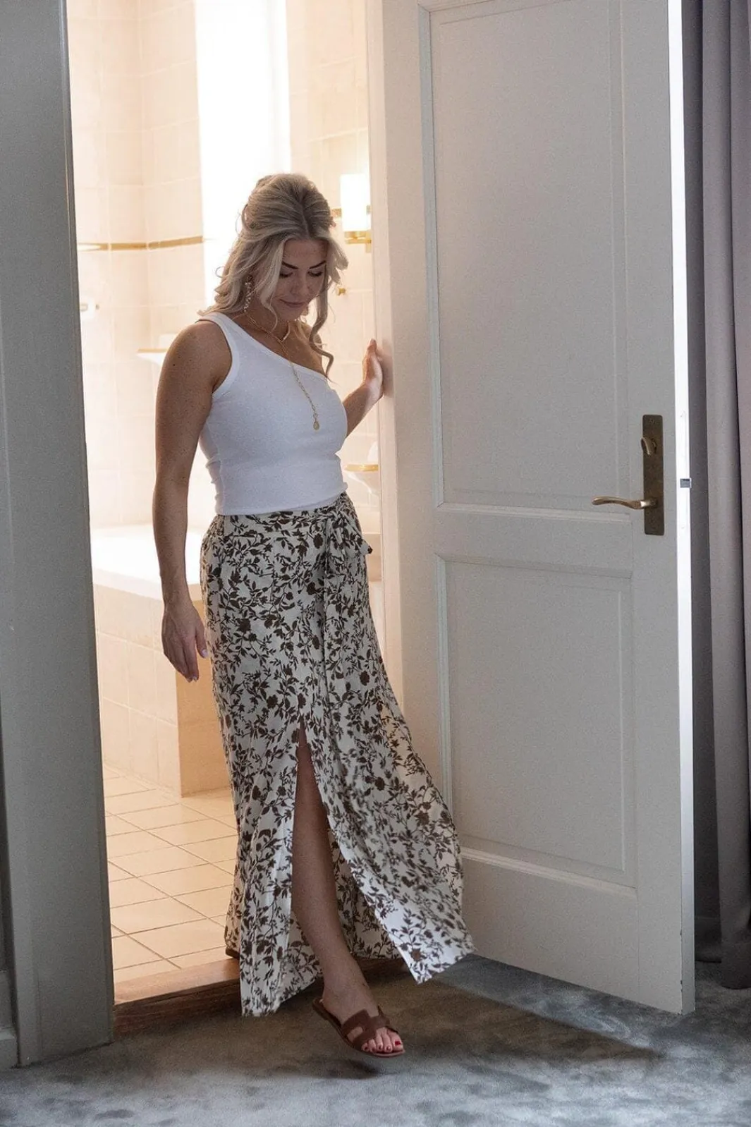 Molly&My x Melanie Due Tenna D Print Skirt 167314 | Kjolar