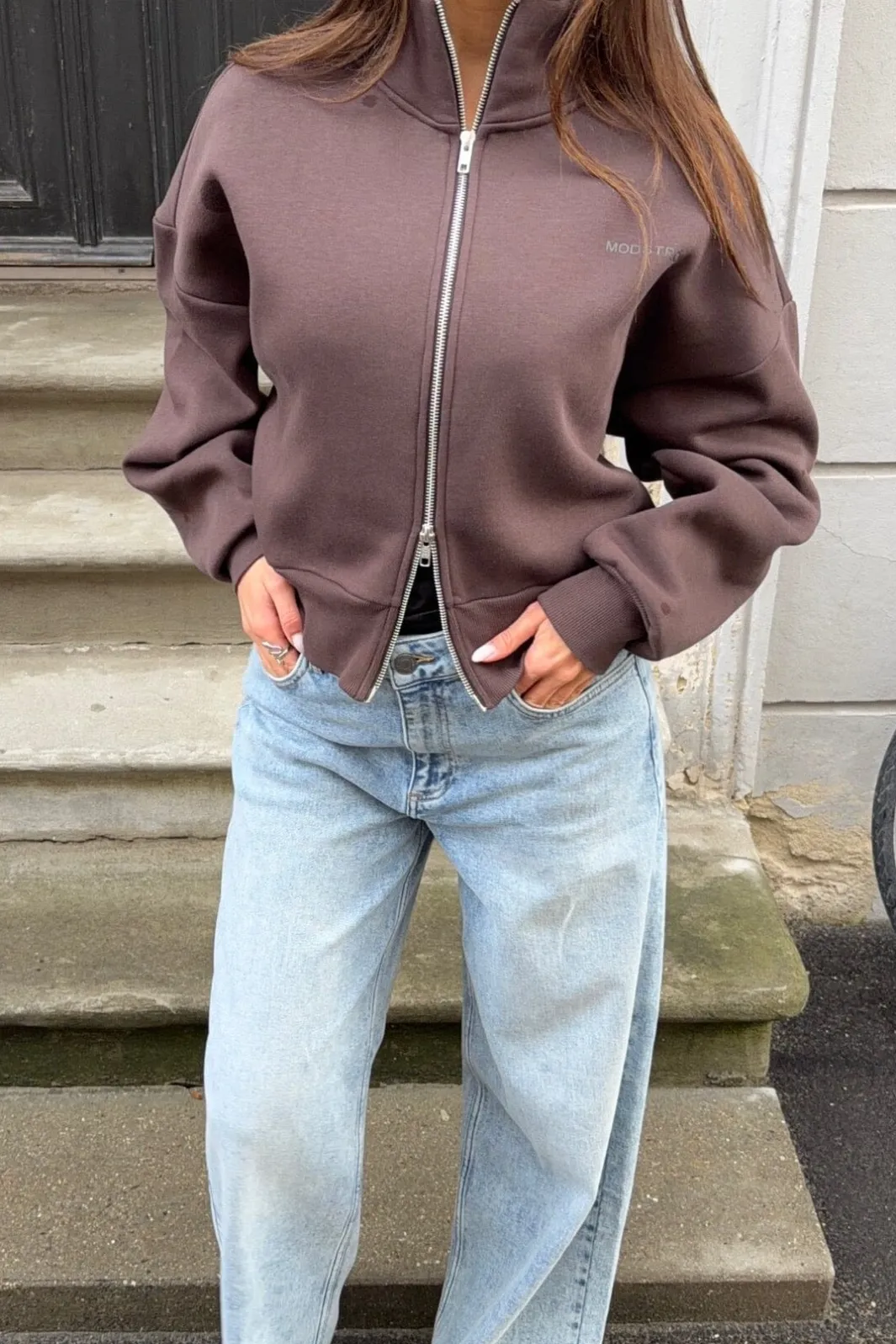 Modström Tiad 2Way Zip Cardigan 59786 | Cardigans