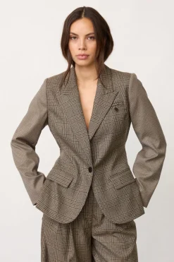 Co´Couture Veyacc Check Fitted Bazer 500144 | Blazers