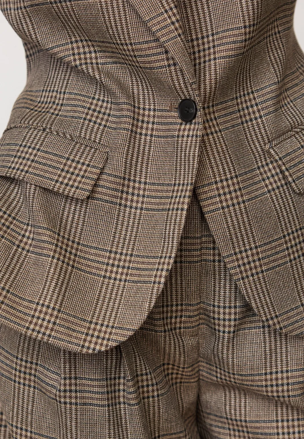 Co´Couture Veyacc Check Fitted Bazer 500144 | Blazers