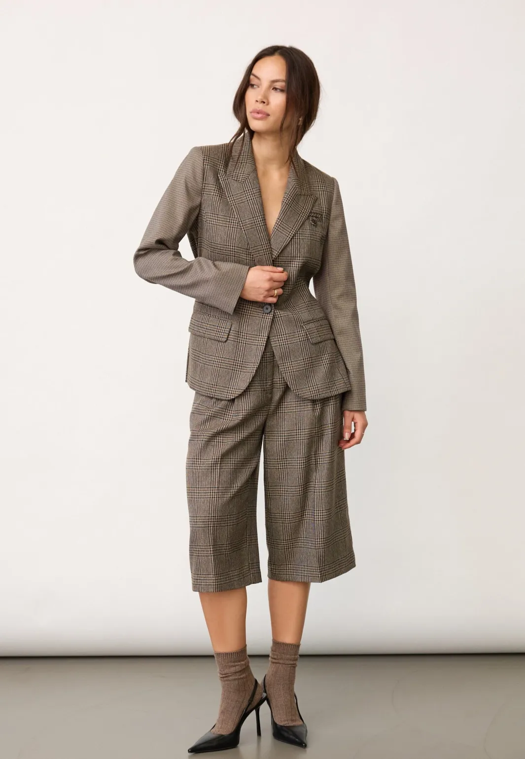 Co´Couture Veyacc Check Fitted Bazer 500144 | Blazers