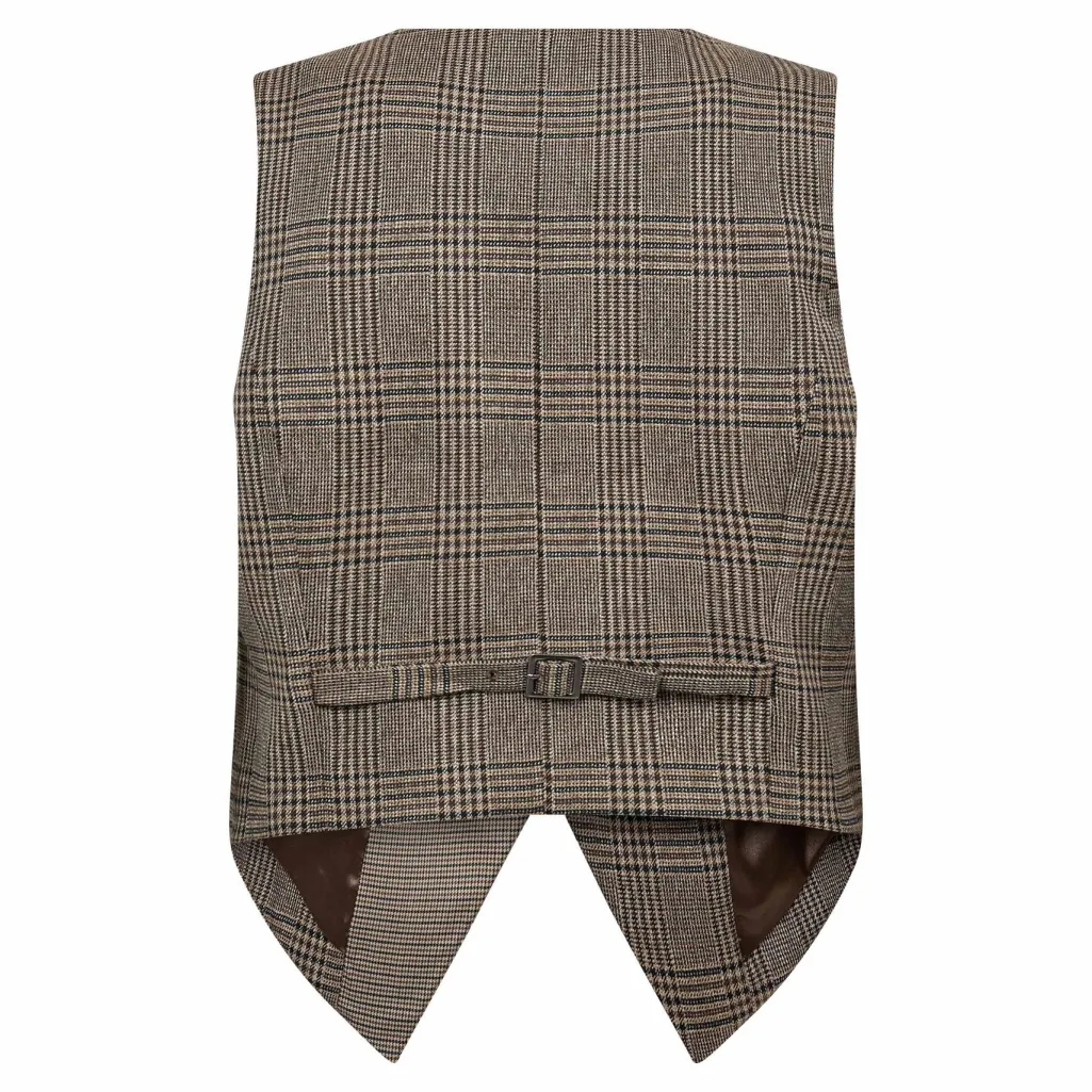 Veyacc Check Wrap Vest 500142
