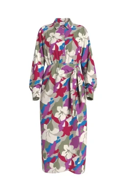Vila Vidogma Fia L/S Midi Dress/Lc | Klänningar