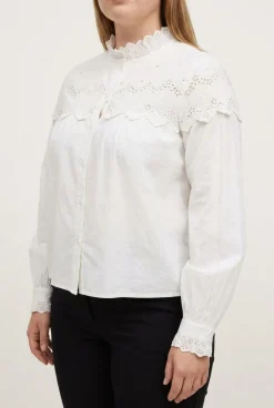 Vifima L/S Frill Shirt/Ls