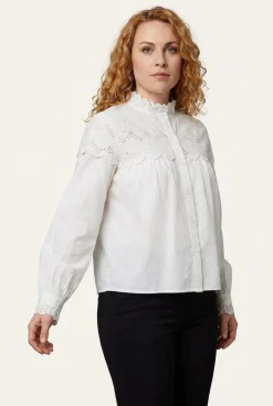 Vifima L/S Frill Shirt/Ls