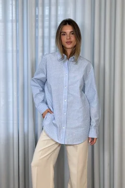 Modström Vigged tripe hirt 58993 | Blusar & Skjortor