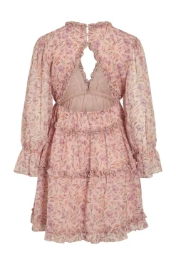 Vila Vijasmine L/S V-Neck Short Dress/Dc/Ka | Klänningar